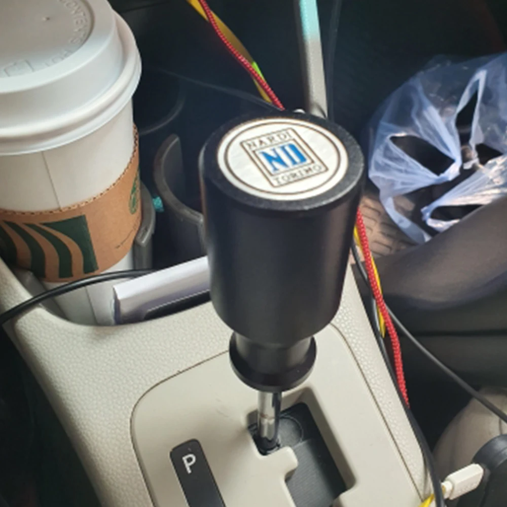 Nardi Universal  Aluminum Leather Auto Racing ND Car Gear Shift Knob Manual Automatic Shift Lever