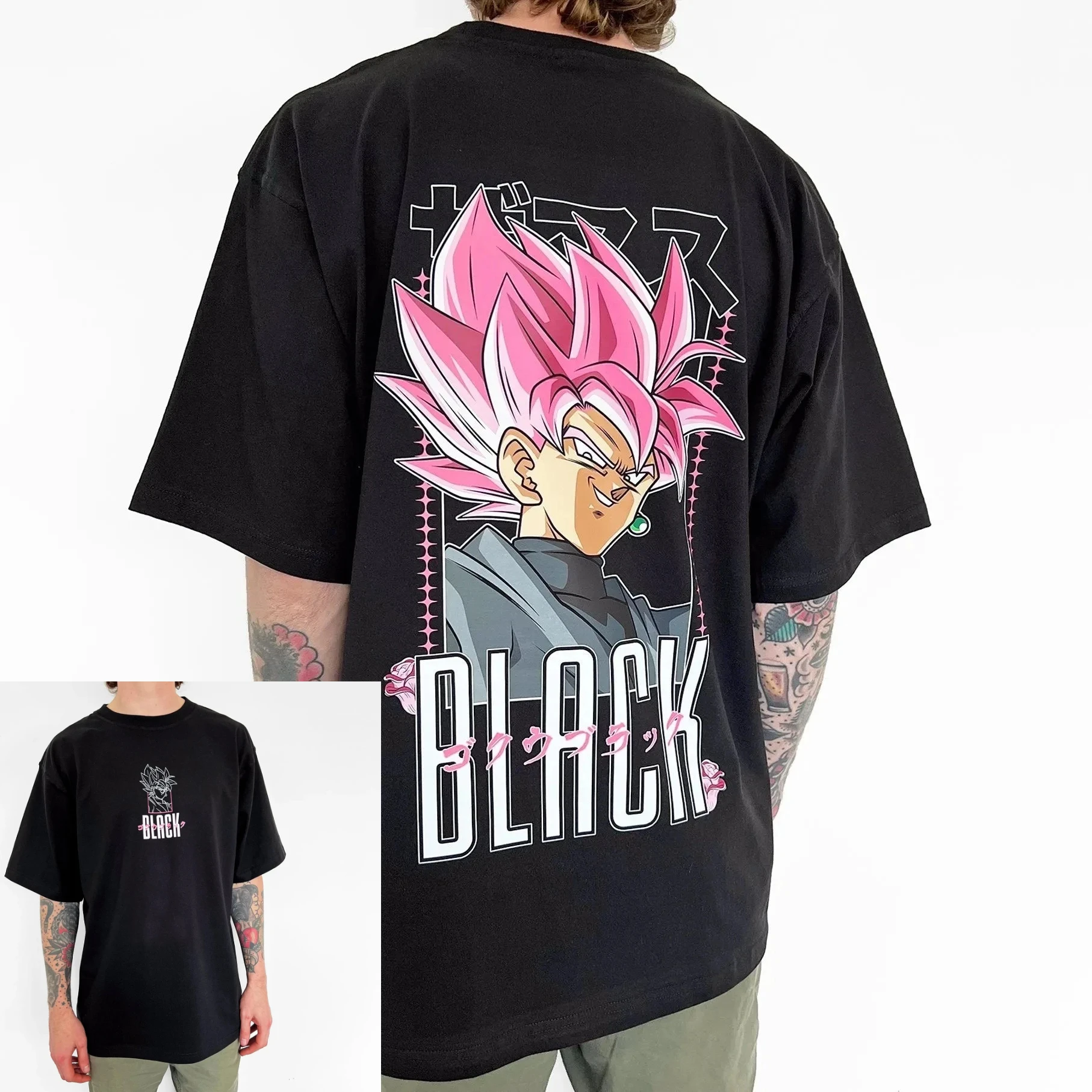 

2026 Summer The Latest Dragon Ball Peripheral Animation Printing Short-sleeved T-shirt American Hot-blooded Men's Comfortable