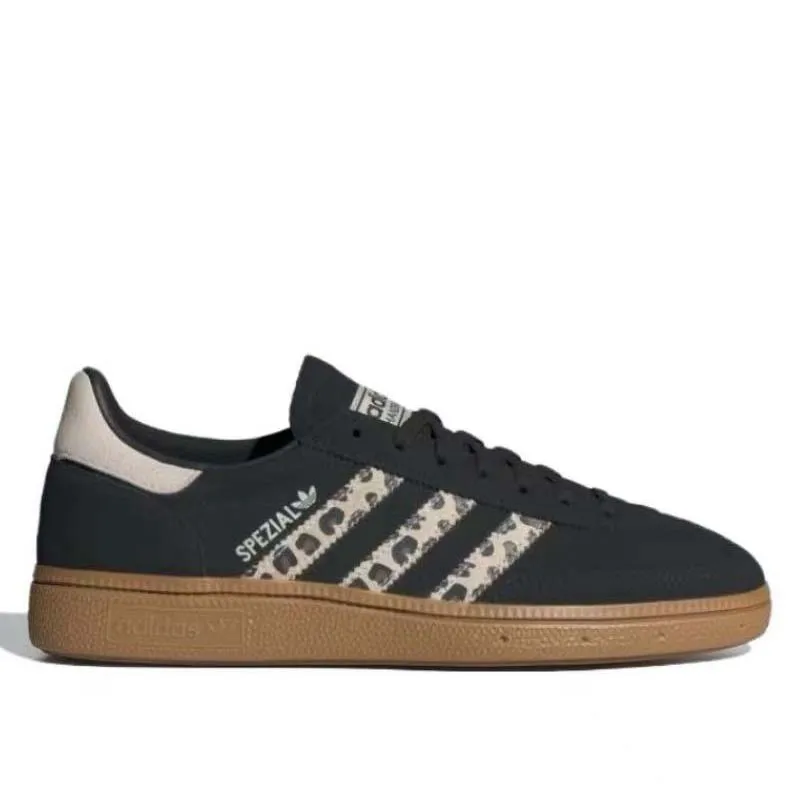 Adidas Origins Handball1 Spezial Comfortable, Versatile, Anti slip, Wear resistant, Low cut Women's Black Brown