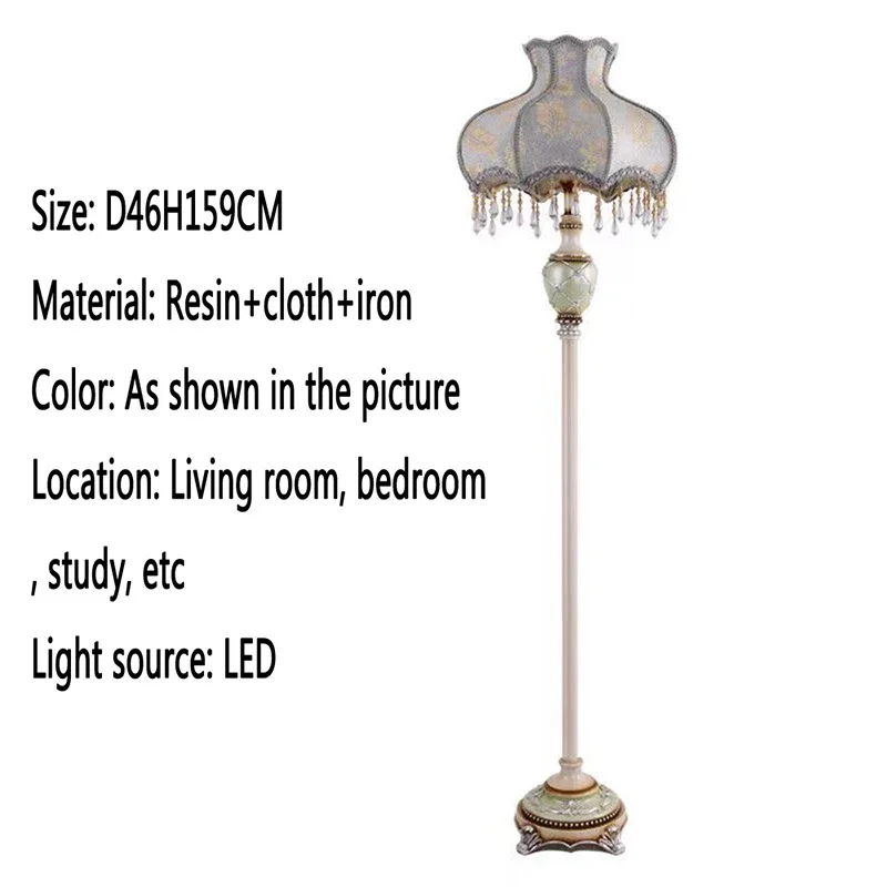 DEBBY-Lampadaire LED Européen Luxueux, Salon, Chambre, Bureau, Villa, Hôtels, Chaud, Créativité, À Côté du Canapé