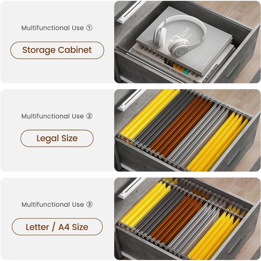 Mesa de escritório em forma de L, mesa de casa de 66 polegadas com armário de armazenamento e tomada de energia, mesa de computador de canto com luzes LED