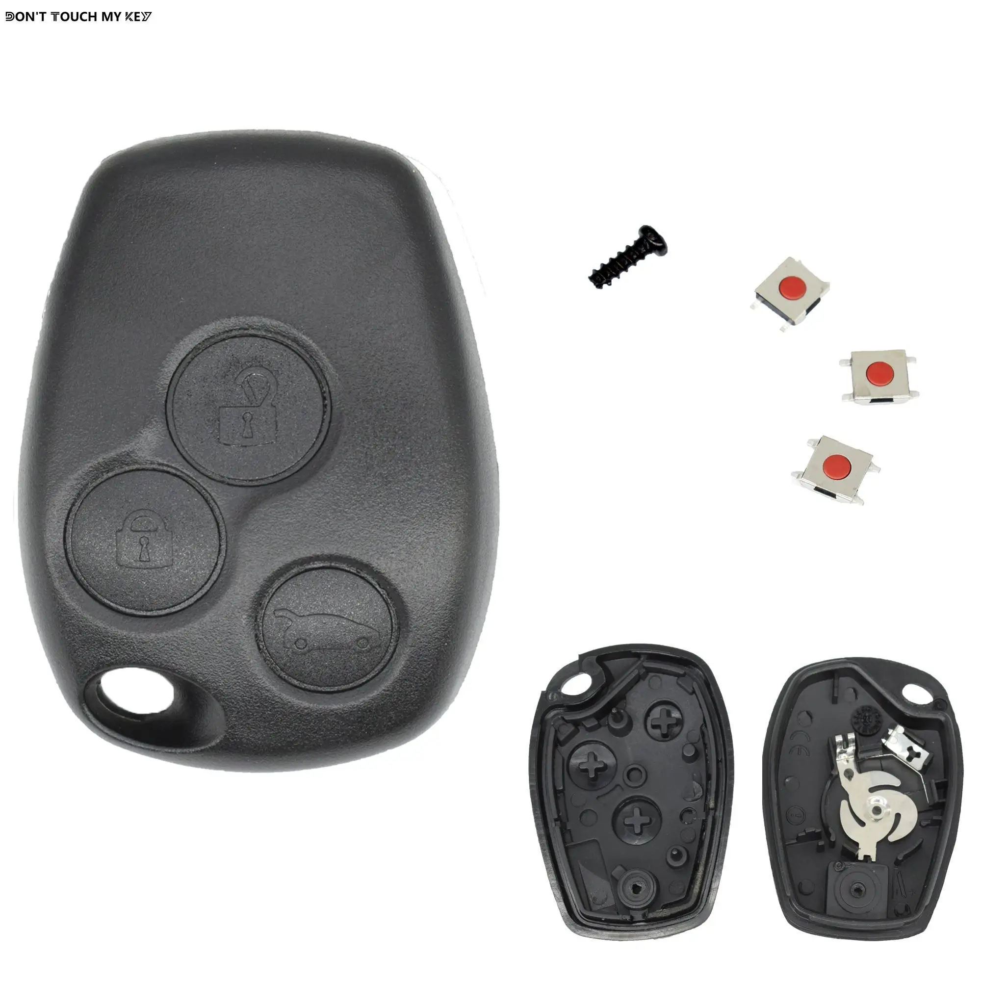 3 Button Switch Remote Key Car Key Fob Case Replacement Shell Cover for Renault Master Trafic Modus Kangoo Clio3 Vivaro