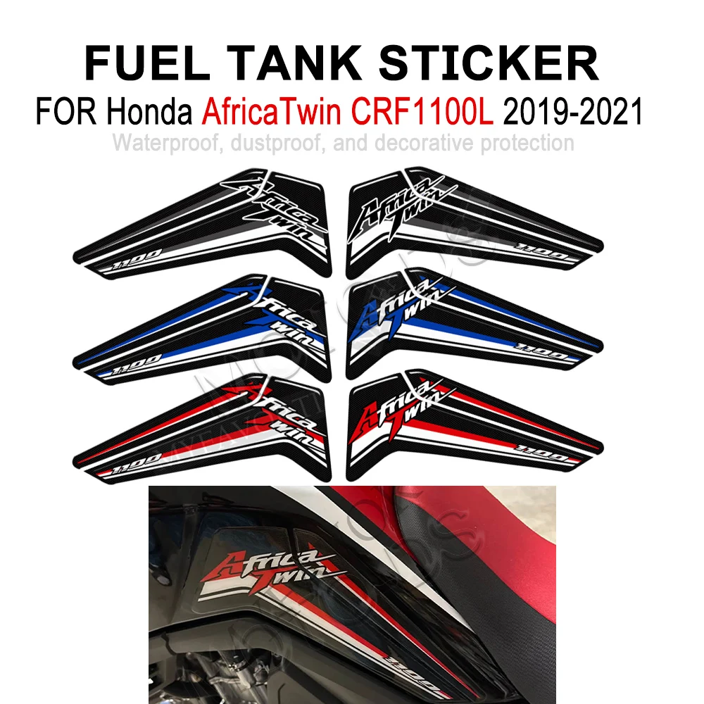 

CRF1100L Motorcycle Tank Pad Protection Sticker Emblem For Honda Africa Twin CRF1100 CRF 1100 L Adventure ADV