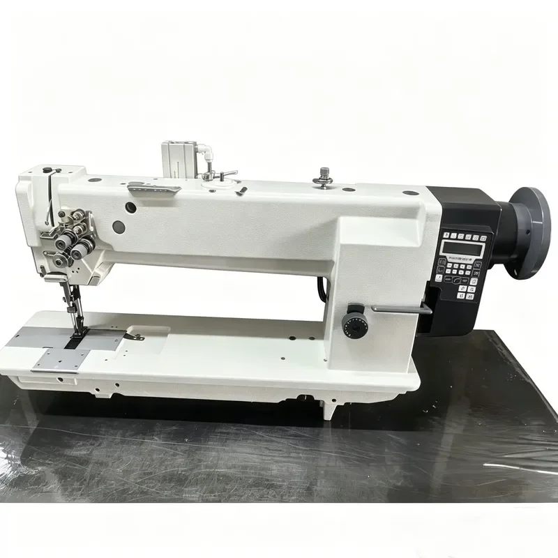 18 Inch Double Long Arm Compound Feed Bamboo Matting Lockstitch Big Hook Industrial Sewing Machine