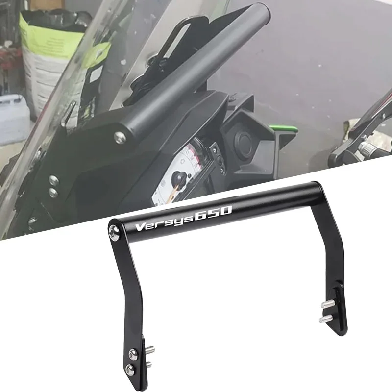 

Motorcycle Accessories Mobile Phone Holder Stand Support GPS Navigation Bracket For Versys 650 KLE650 2015-2025
