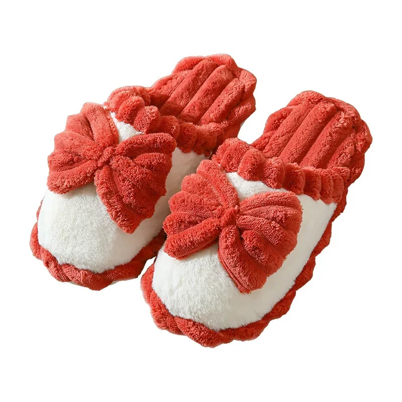 Winter Women Fluffy Slippers Warm Platform Anti Slip Comfortable House Shoes Lovely Indoor Outdoor Couple Slippers Men Women