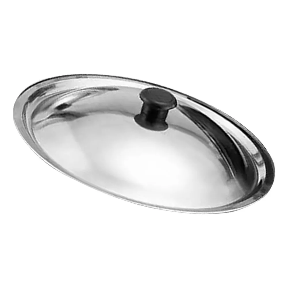 

Pot Cover Steel Skillet Lid Wok Replacement Universal for Pots 201 Stainless Cooking Knob