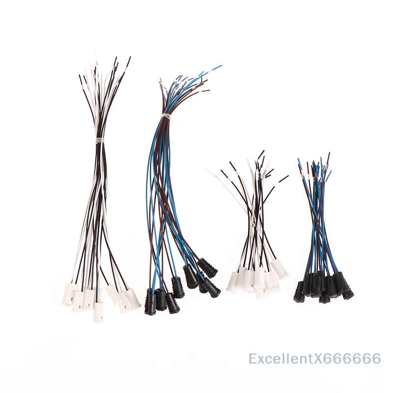 10pcs G4 Lamp Socket Wire Adapter For LED Crystal Heads Light Bulb Halogen Lamp With 10cm/20cm Wire G4 Lamp Holder