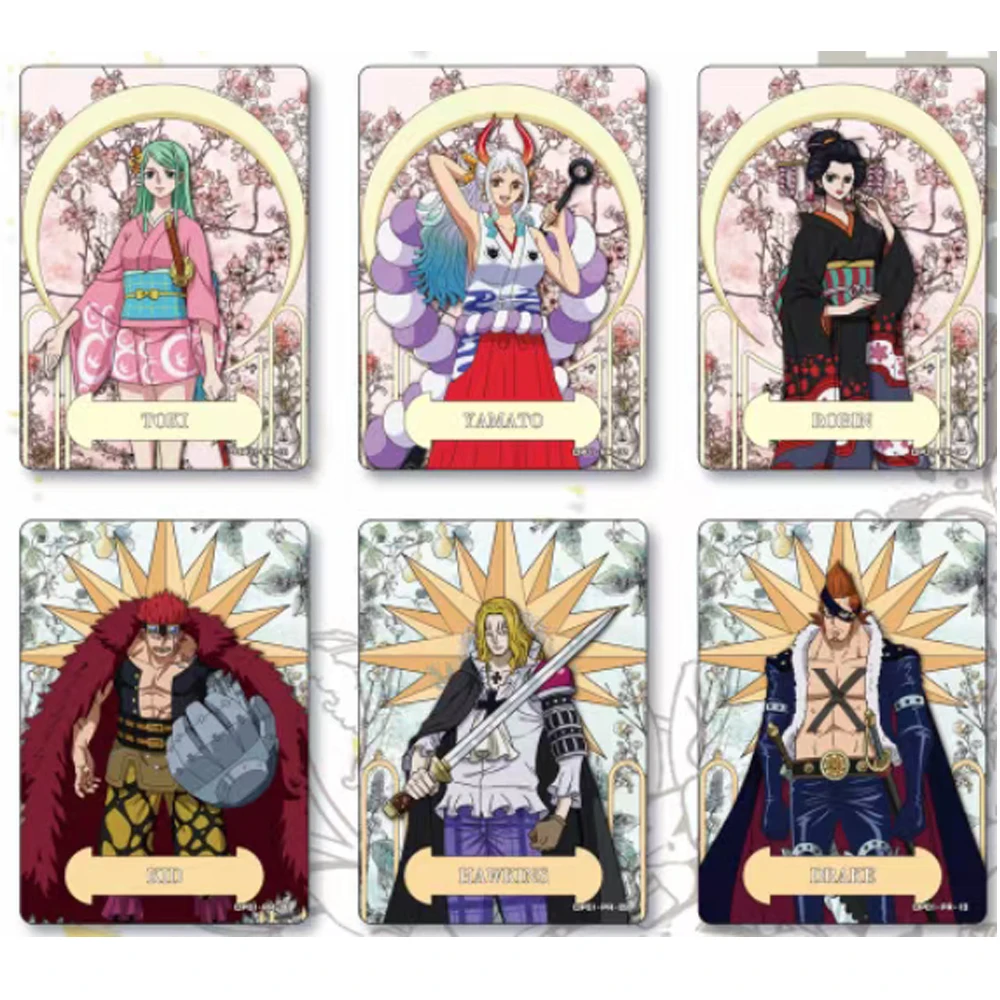 Original TOEI One Piece Card for Children Kaido Anime Cartoon Luffy Zoro Sanji Nami Collectible Cards Kid Game Toy Birthday Gift