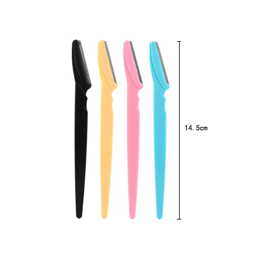 5Pcs sopracciglio Trimmer Blade Women Face Shaver portatile Eye Brow epilazione taglierine per la depilazione coltello di sicurezza raschietto per