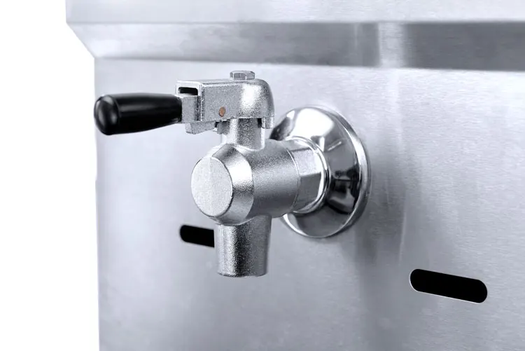 مقالي كهربائية عميقة قابلة للفصل صناعية 2 سلال آلات المقلاة الكهربائية العميقة التجارية