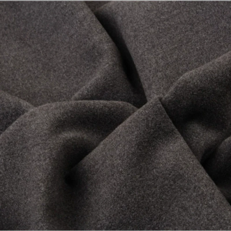 Thickened 600g/m Width 150cm Double Faced Woolen Fabric Autumn and Winter Windbreaker Coat Suit Woolen Imitation Cashmere Fabric