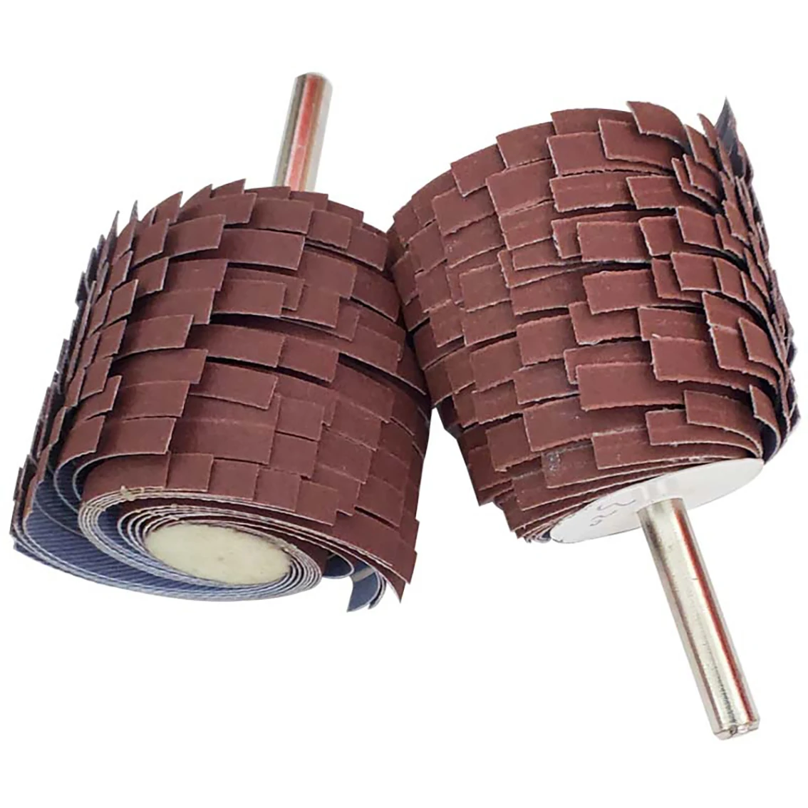 1PCS 35x45mm Sandcloth Steel Wire Wheel 6mm Shank Concave Surface Polishing and Rust Removal Thousand Wire Wheel