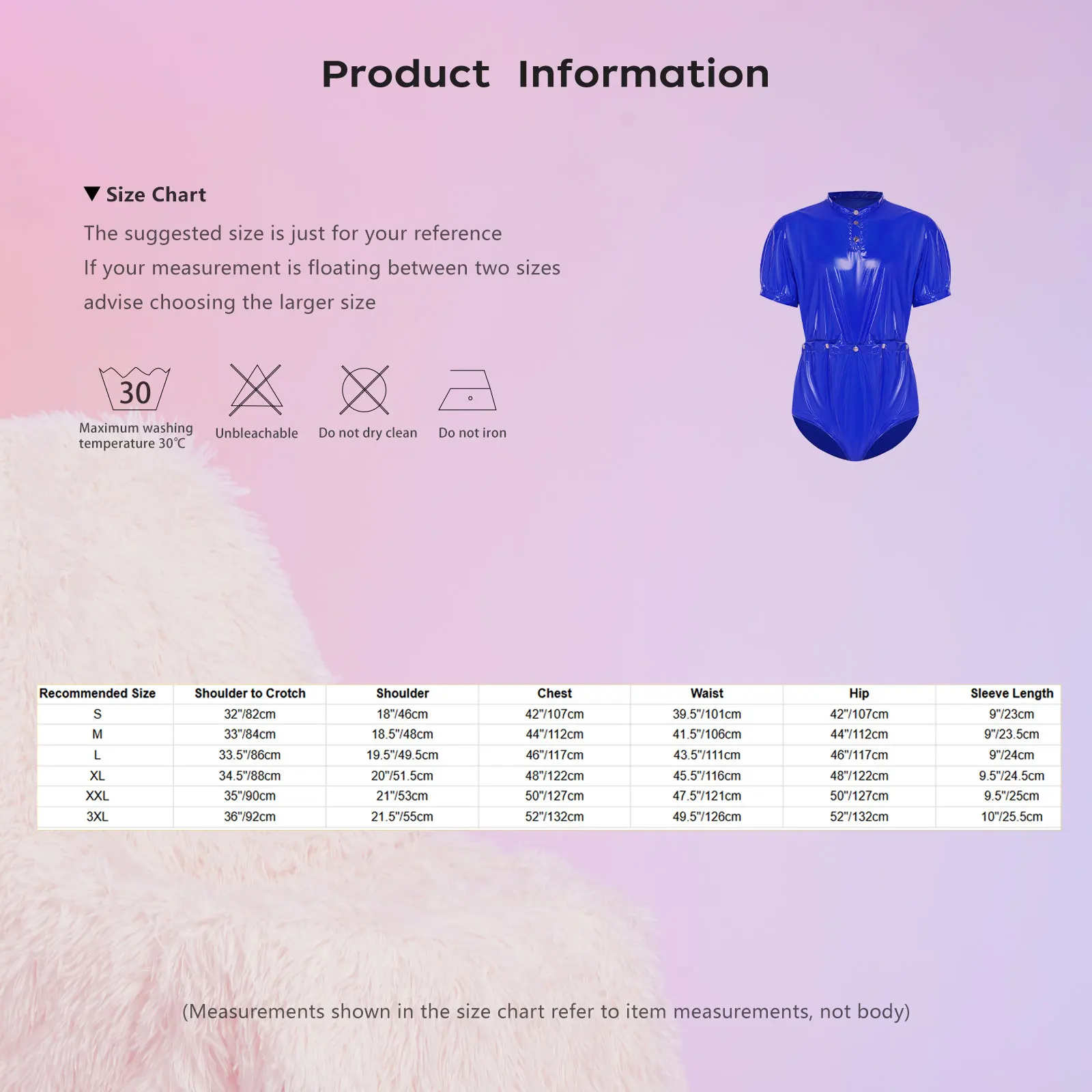 Womens Mens Leak-proof Diaper Cover Jumpsuit Long Sleeve Tear-away Bodysuit Waterproof Nursing Special Needs Reusable Diaper view 6