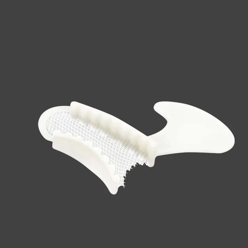 100pc Dental Disposable Impression Bite Registration Net Tray Dental Impression Plastic Tray With Mesh Dentist Tool Teeth Holder