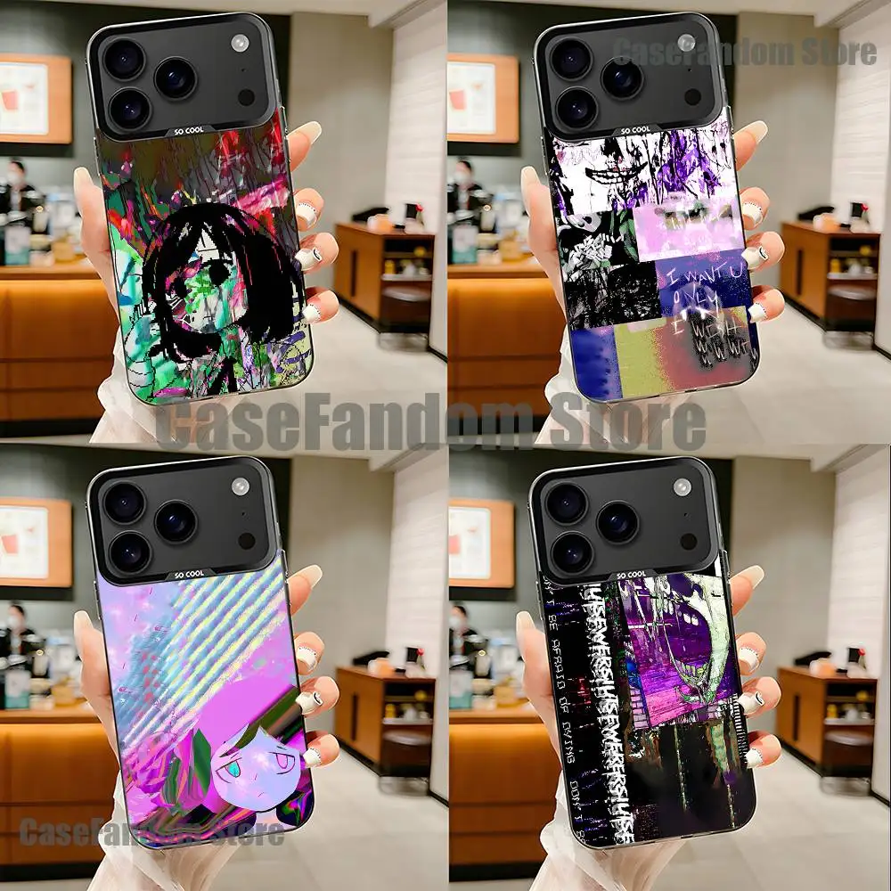 

S-SewerslvtS Schizofrenia Black Matte Shockproof CoverPhone Case For iPhone 17,16,15,14,13,12,11,Pro,Max,Plus