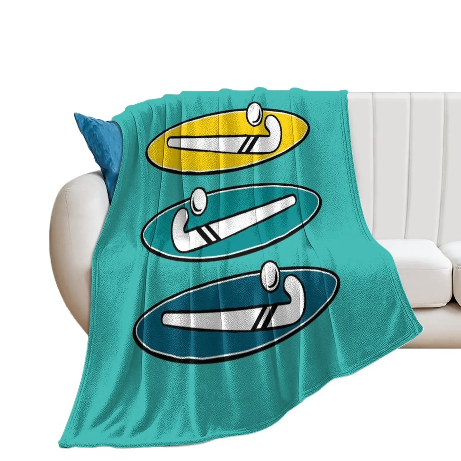 

Hockey stick Throw Blanket Cute Summer Blankets