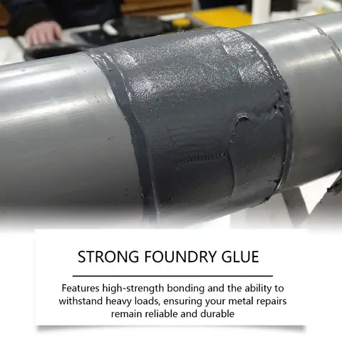 Nuova colla per fonderia forte impermeabile Colla per colata resistente al calore Colla per riparazione colata migliorata per saldatura di rame e alluminio