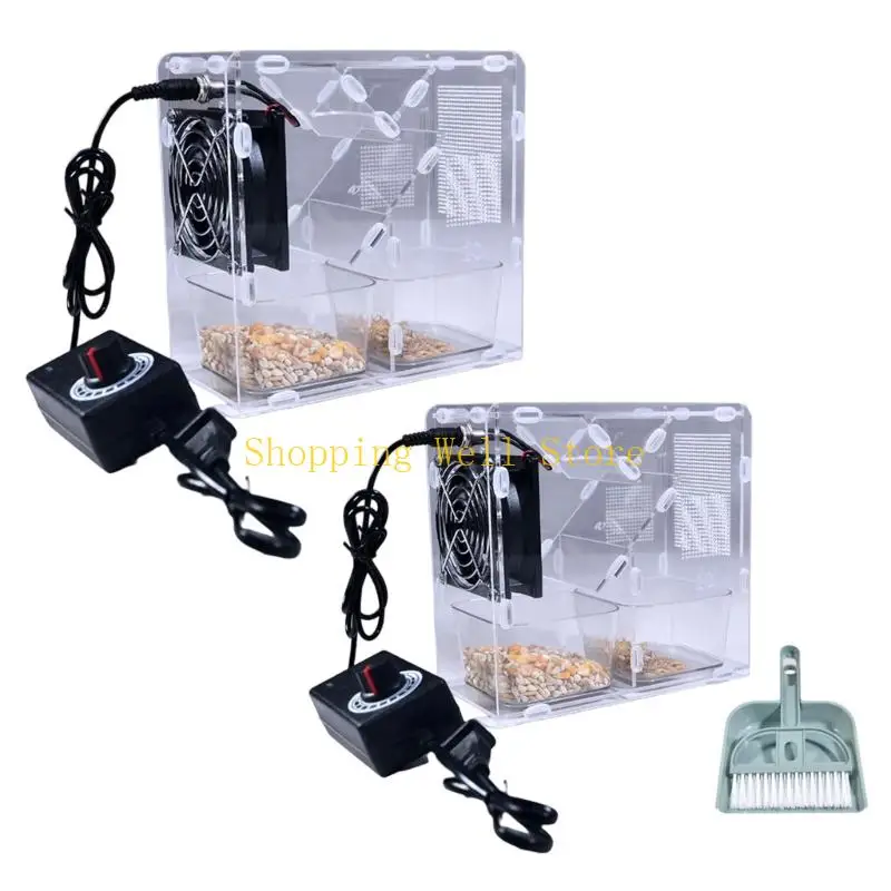 

KX4B Процессор для быстрого обстрела птиц, регулятор скорости с регулируемой скоростью и встроенным ящиком для сбора корма для