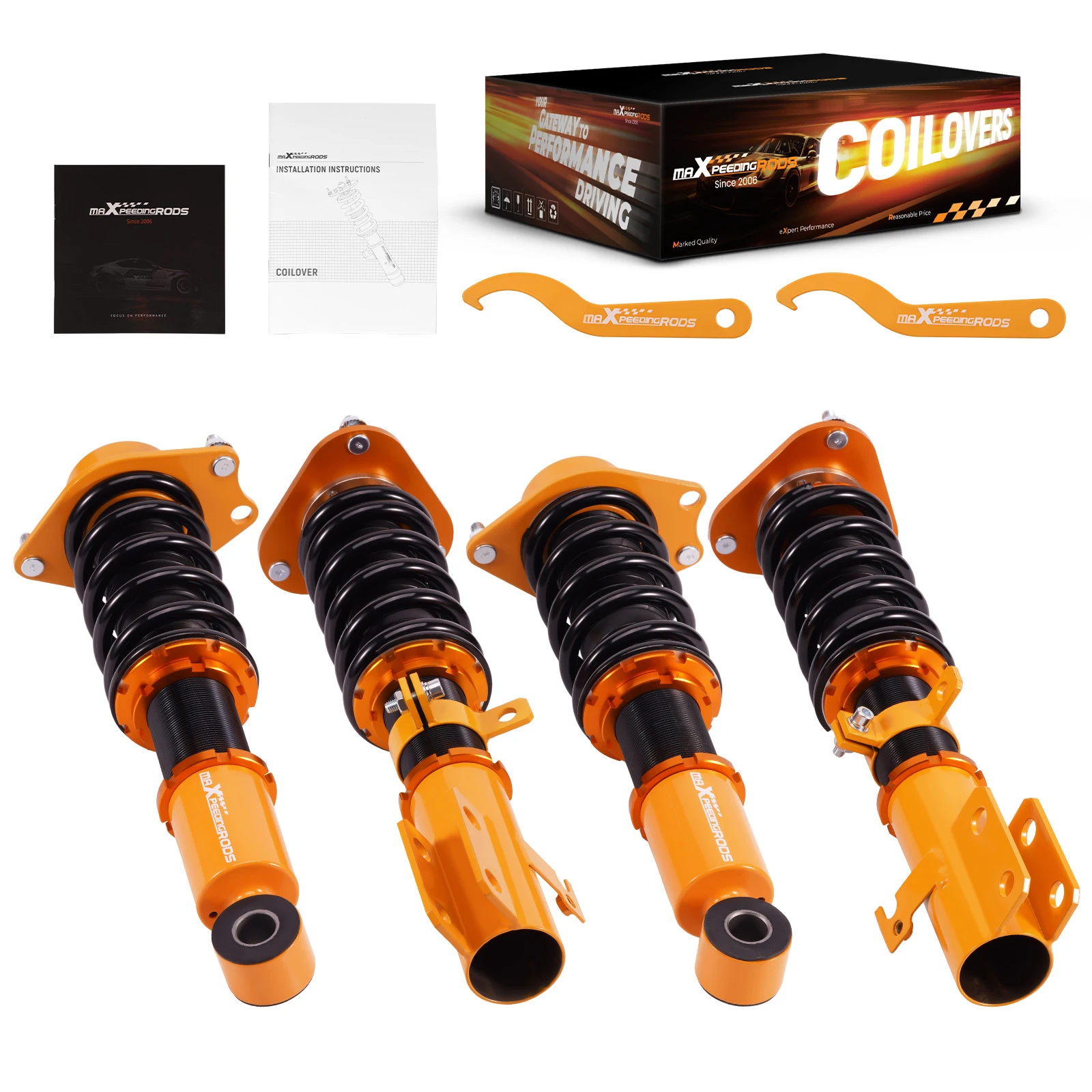Tuning Coilovers Strut Kits For Toyota Corolla Matrix 2003-08 Adj Height Shock