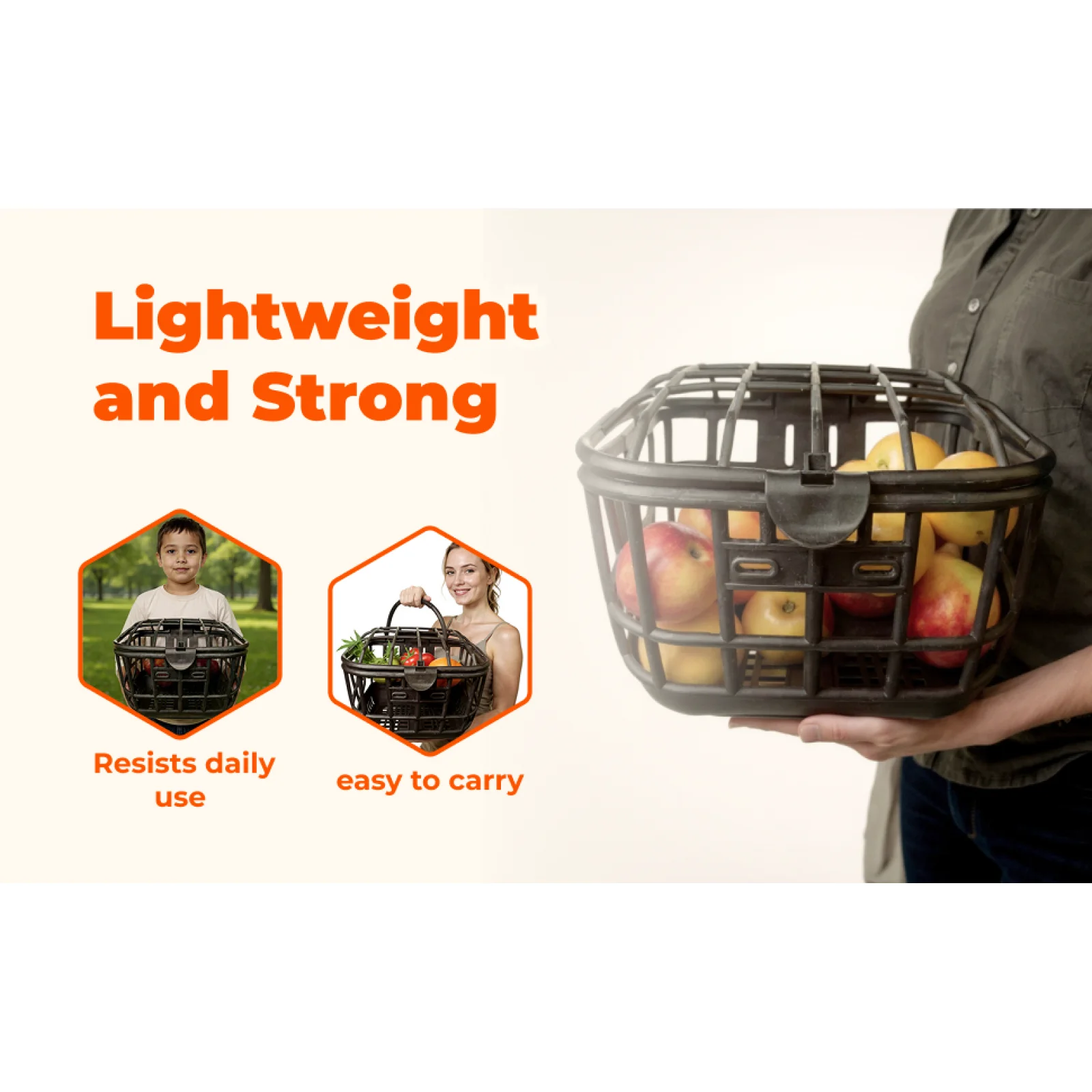 سلة الدراجة مع غطاء سلال ركوب الدراجات حاوية أشتات سكوتر #2