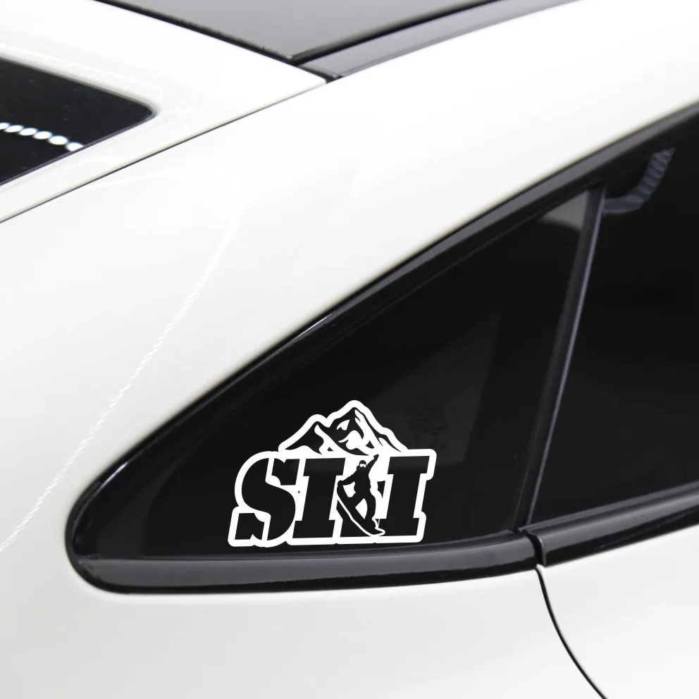 SKI Skiing sport car sticker for snowboard decoration for car motorcycle carving car sticker decal #608