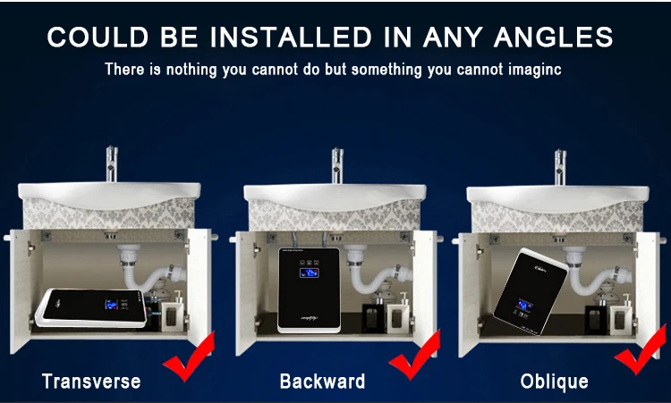 Alibaba Best Sellers 10M Remote Control WIFI Control Instant Electric Shower Water Heater LED OEM Touch Button Wall Mounted IPX4