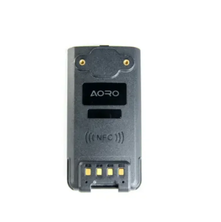 Aoro M6 Battery 2-10KM DMR VHF & UHF 4W Walkie Talkie UHF 400-470MHz Two Way Radio 4 Inch Atex Ip68 Rugged Walkie Talkie