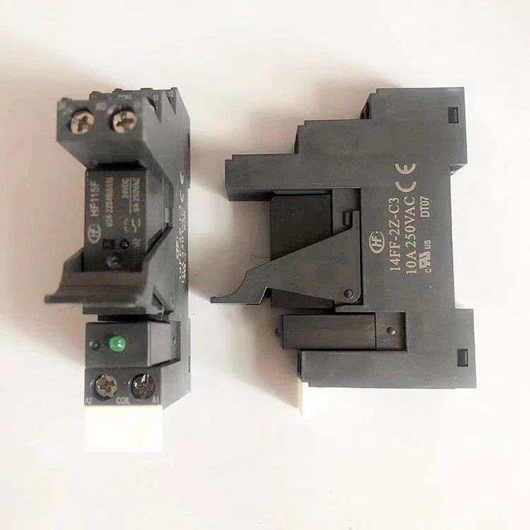 

HF115 CD24V Relay Socket 14FF-2Z-C3 Elevator Controller for Hotel Elevator Escalator Lift Parts