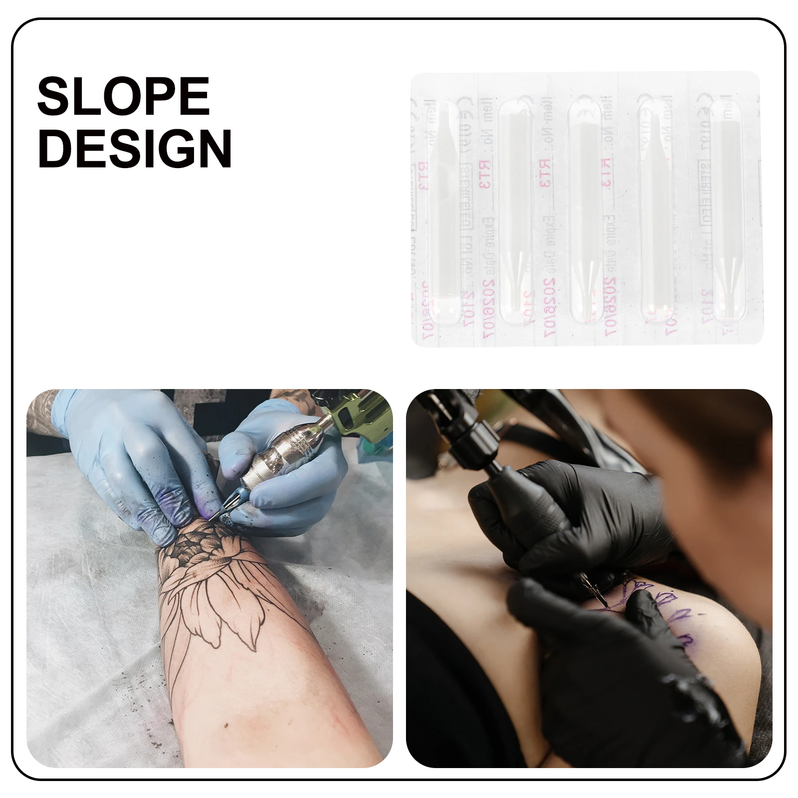 

Disposable Tattoo Nozzle Tips Premium ABS Durable Hygienic One Time Design Professional Machine Accessories Needle for Tattoos