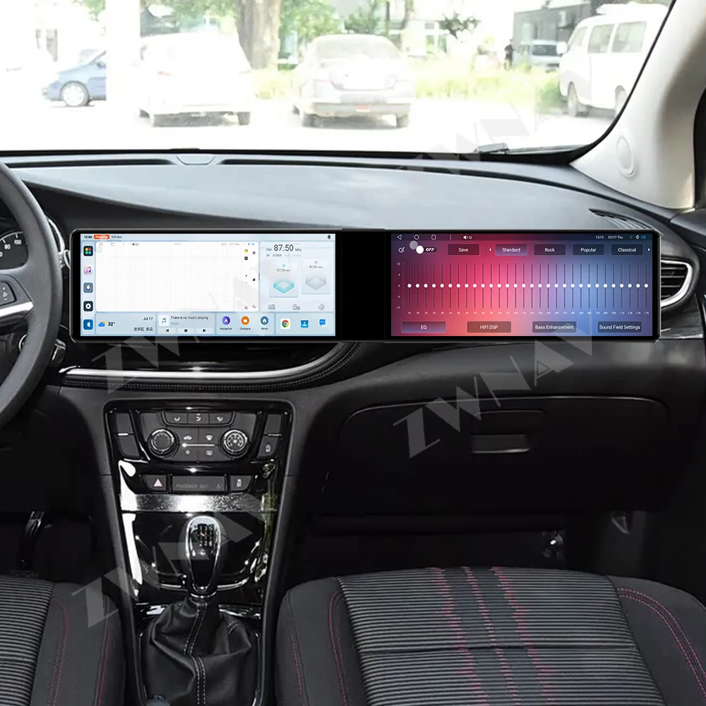

Android 13 12.3" Hd Touch Dual-Screen For Buick Encore 2016-2018 Car Gps Multimedia Player Gps Navi Radio Interior Accessories