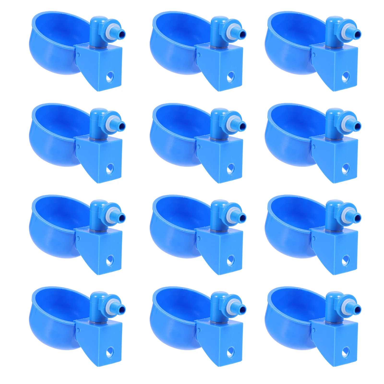 

12Pcs Automatic Chicken Waterer Durable Plastic Feeders Large Capacity Multi-Function Poultry Supplies Beginner Chick Breeders