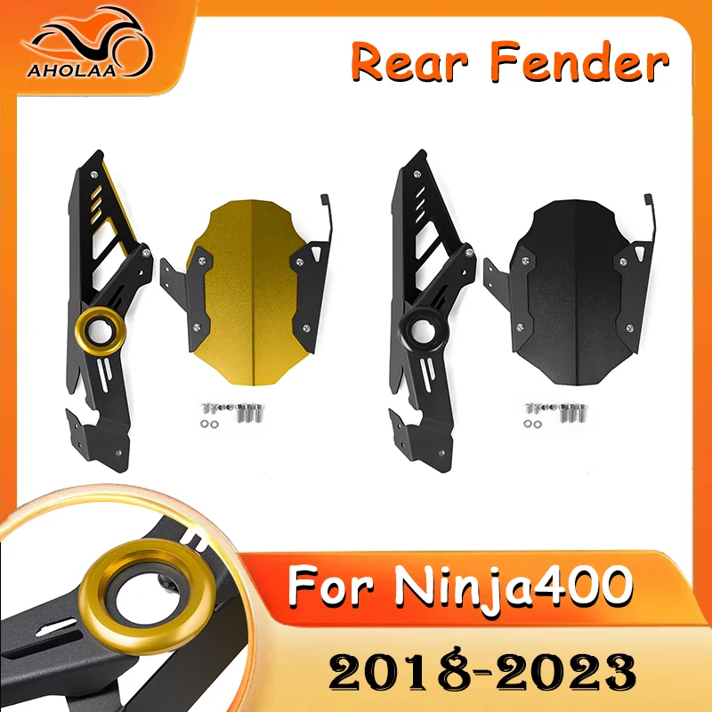 

For Kawasaki Ninja400 Ninja 400 2018-2023 Rear Fender Mudguard Cover Motorcycle Wheel Splash Guard Accessories 2022 2021 2020