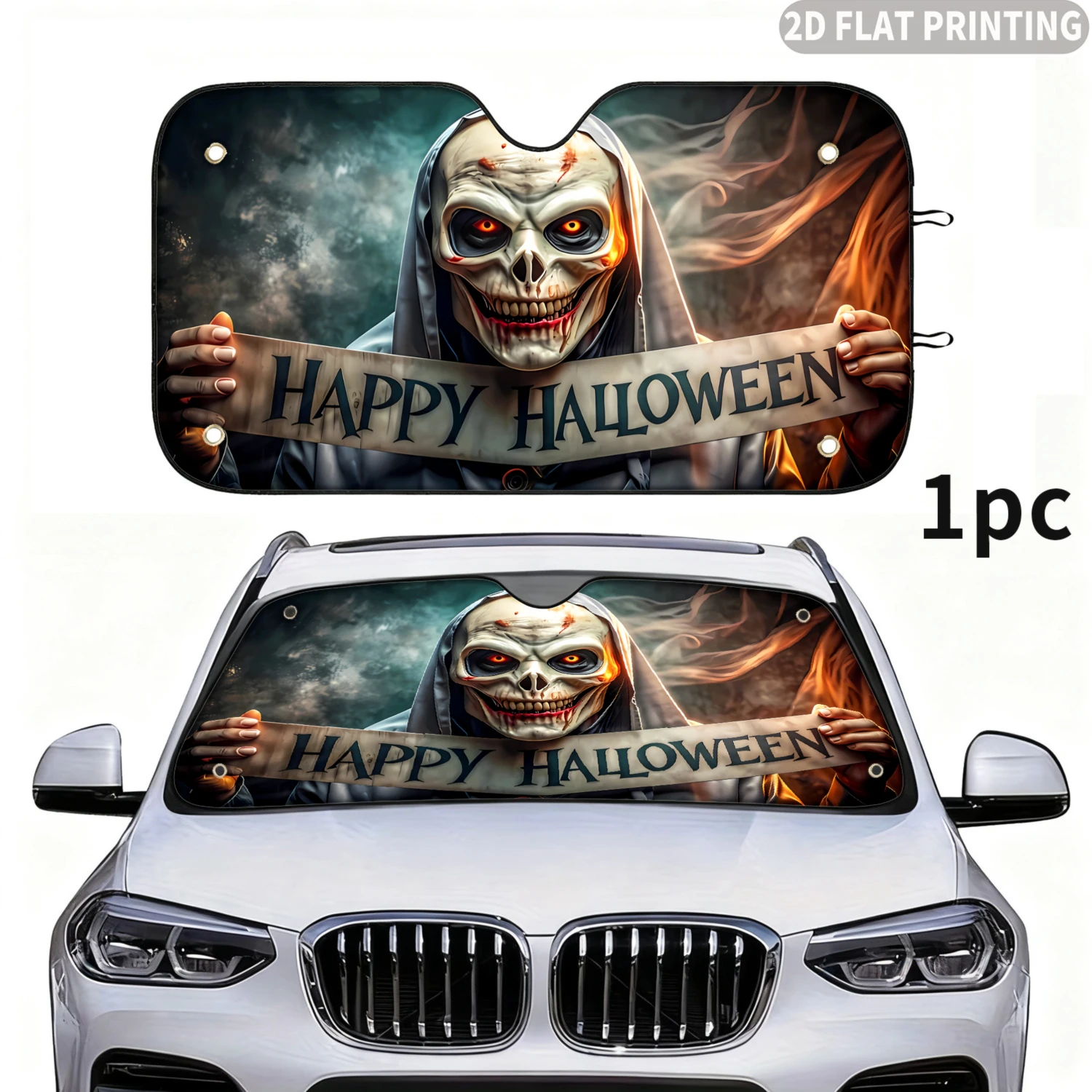 1 Buah Kerai Kaca Depan Mobil - Windshield Sun Shade ulasan dan harga