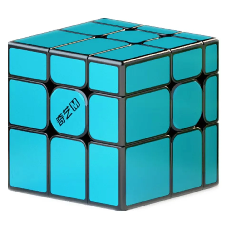 New Qiyi Color Porcelain Mirror 3x3 Magnetic Magic Cube Puzzle Cubo Magico Stress Relief Toy Gifts Birthday Christmas Gifts