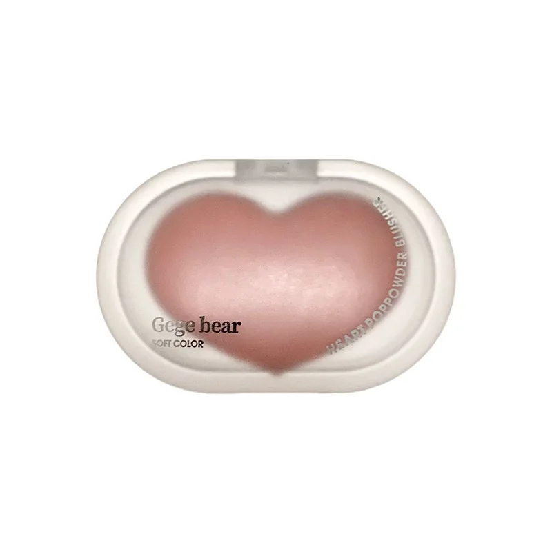 Gege Bear Soft Heartbeat Blush Natural Nude Makeup - Brightening Expanding Shrinking Color Vitality Whitening Rouge for Girls