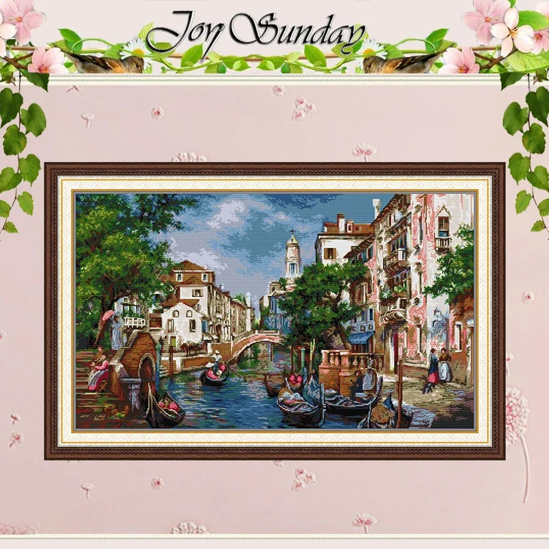 

Узоры Сан-поло «Улицы Сан», набор для вышивки крестом «сделай сам», 11CT, 14CT, 16CT, штампованный набор для вышивки крестом DMC, вышивка, рукоделие