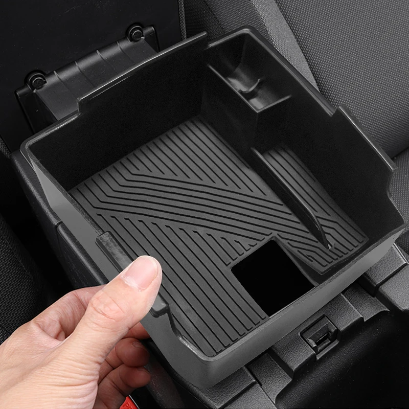 1X Car Central Armrest Storage Box for Toyota Corolla E210 2019 2020 2021 2022 Cross Levin Center Console Flocking Organizer