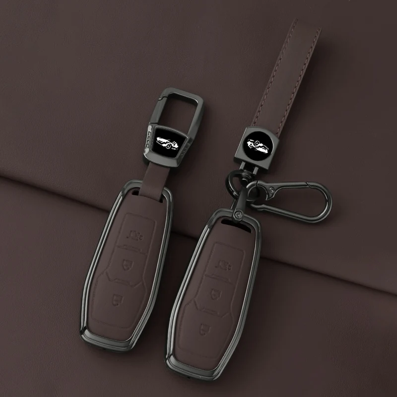 Sac de clé de voiture, housse de protection pour clé Ford, EXPLORER ESCAPE FOCUS EDGE Mustang MONDEO F 150 TAURUS ESCORT
