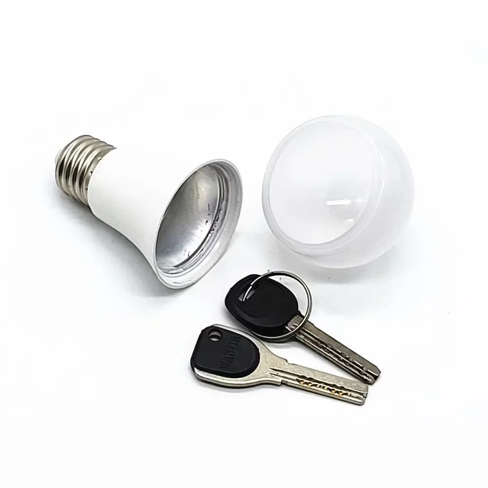 Security Secret Bulb Shell Home Diversion Stash Can High-capacity Container Hiding Spot Hidden Storage Secret Compartment