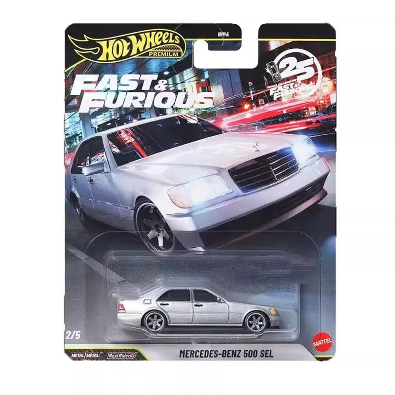 العلامة التجارية الجديدة الساخنة عجلات سلسلة Fast & Furious HNW46 MITSUBISHI MERCEDES TOYOTA MUSTANG 1:64 دييكاست سيارة سبيكة نموذج سيارة سيارات #4