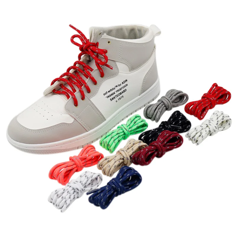 Coolstring Lightin Reflect Shoe Accessory 4.5MM Nice Reflective Shoelace Sneaker Safety Rope Affordable Fashion Objects Durable