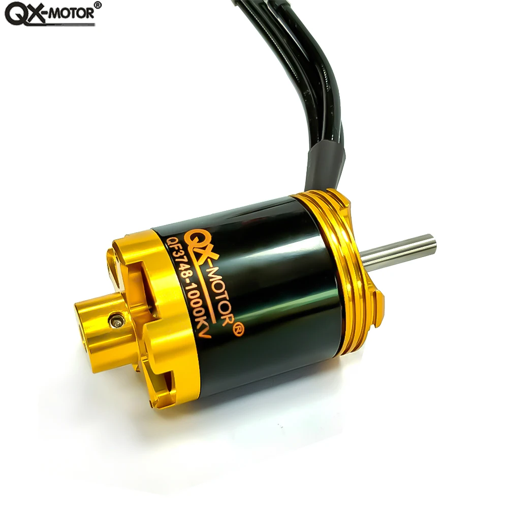 ​ QX-MOTOR 80 mm EDF 12-łopatkowy wentylator kanałowy CW / CCW z bezszczotkowym silnikiem QF3748 / 3538 do zdalnie sterowanych części zabawek