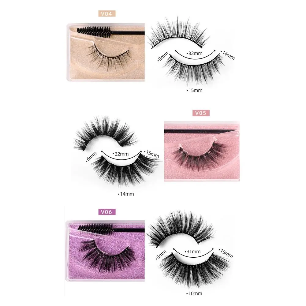 Multi-Layer 3D False Eyelash Three-dimensional Eyelash Extension Color Base Card Eyelashes Fluffy Natural Thin Long Makeup Tool