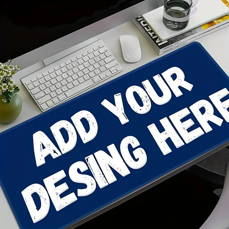 Custom Art Design Desk Mat Personalised Picture Print Anti Slip Comfort Rubber Mouse Pad for Home Study Gaming Room