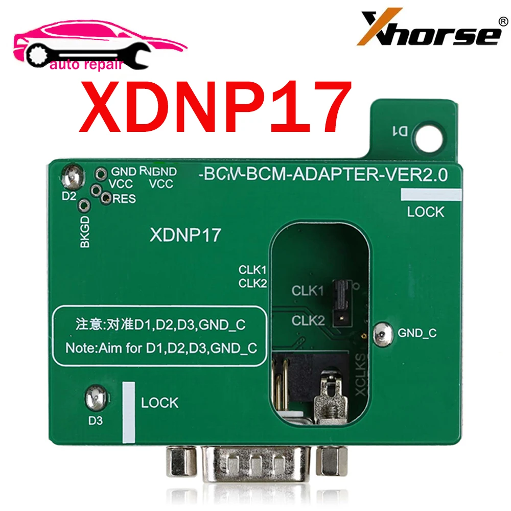 2024 New Xhorse XDNP17 Solder-Free Adapters for Porsche Work with VVDI Prog/ MINI PROG and KEY TOOL PLUS