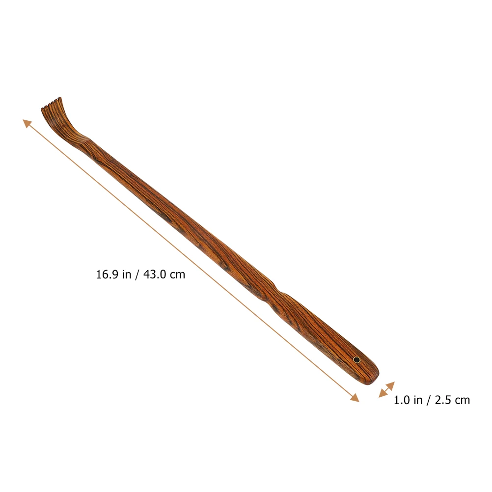 

2pcs Back Sandalwood Itching Relief Elderly Handheld Thickened Tickling Massager For Simple Body Scratcher Relaxation