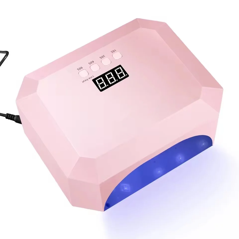 

54W UV LED Nail Lamp UV Light for Gel Nails Rechargeable Gel Lamp with 4 Timers & Auto Sensor Professional