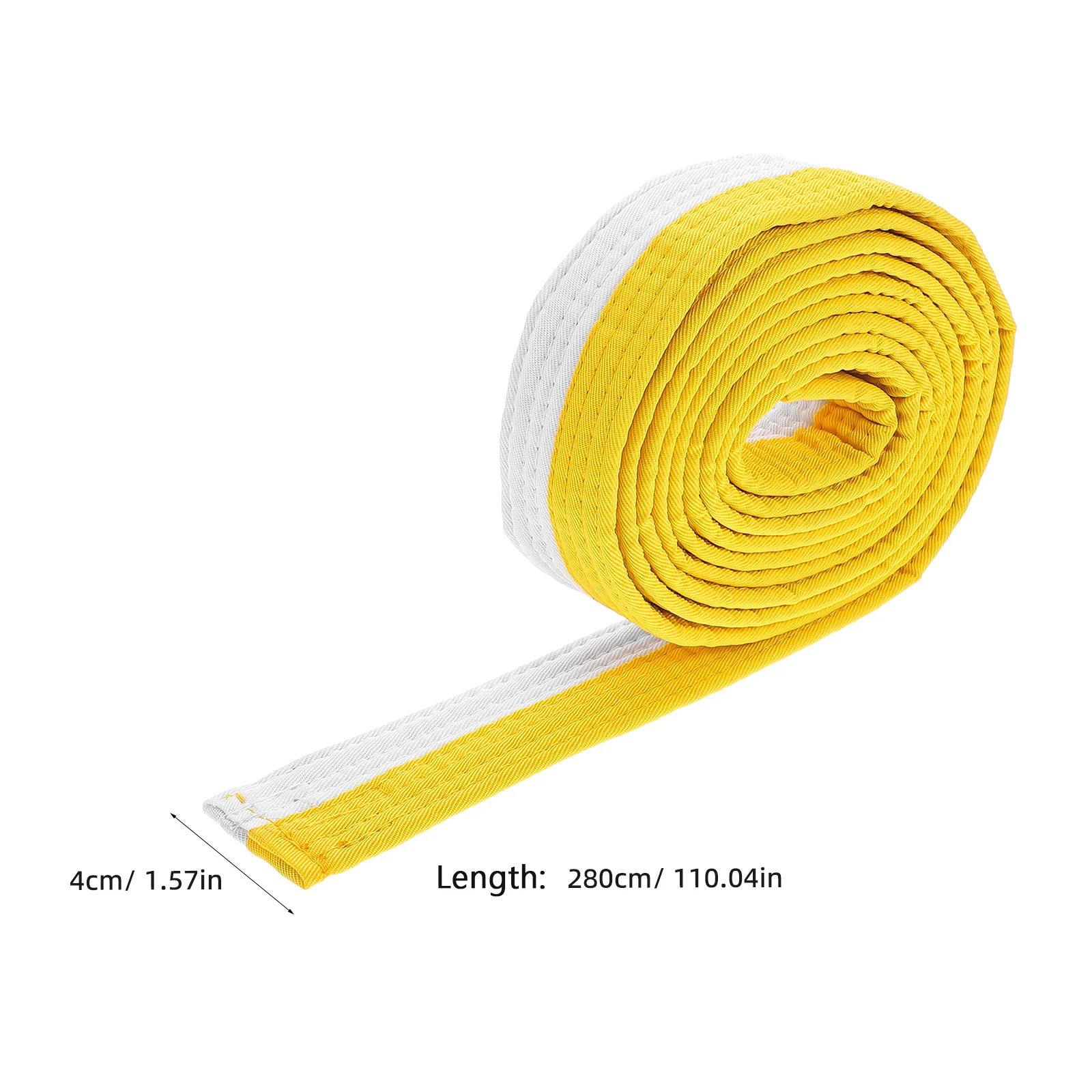 حزام الجودو أبيض أصفر أسود أحمر أزرق أخضر برتقالي أرجواني بني ناعم حزام تدريب فنون الدفاع عن النفس لتايكوندو كاراتيه أيكيدو #4