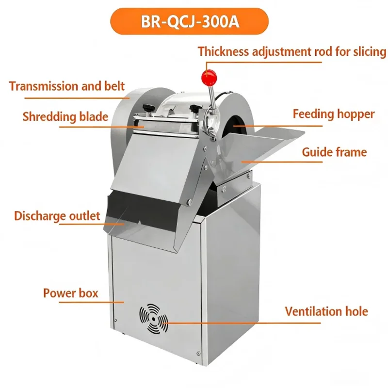 Producto de gran demanda: Procesador de alimentos de nueva calidad, en oferta, para cortar pepino, rábano y ensalada, y picador de verduras comercial